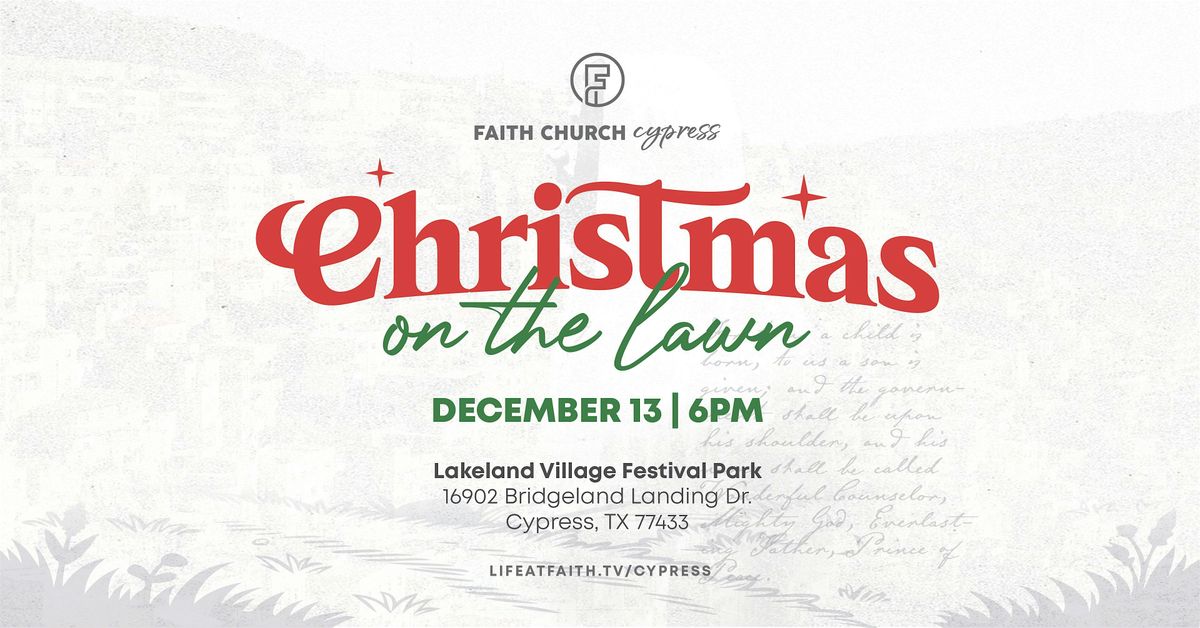 Cypress  Christmas on the Lawn