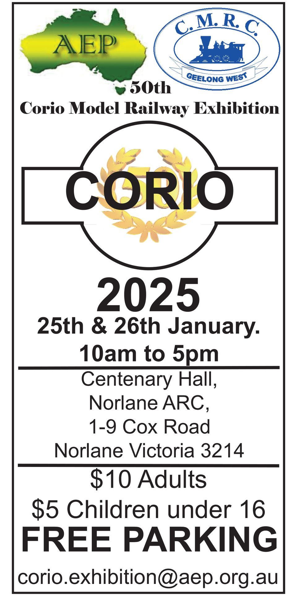 The 50th Annual Corio Model Railway Exhibition