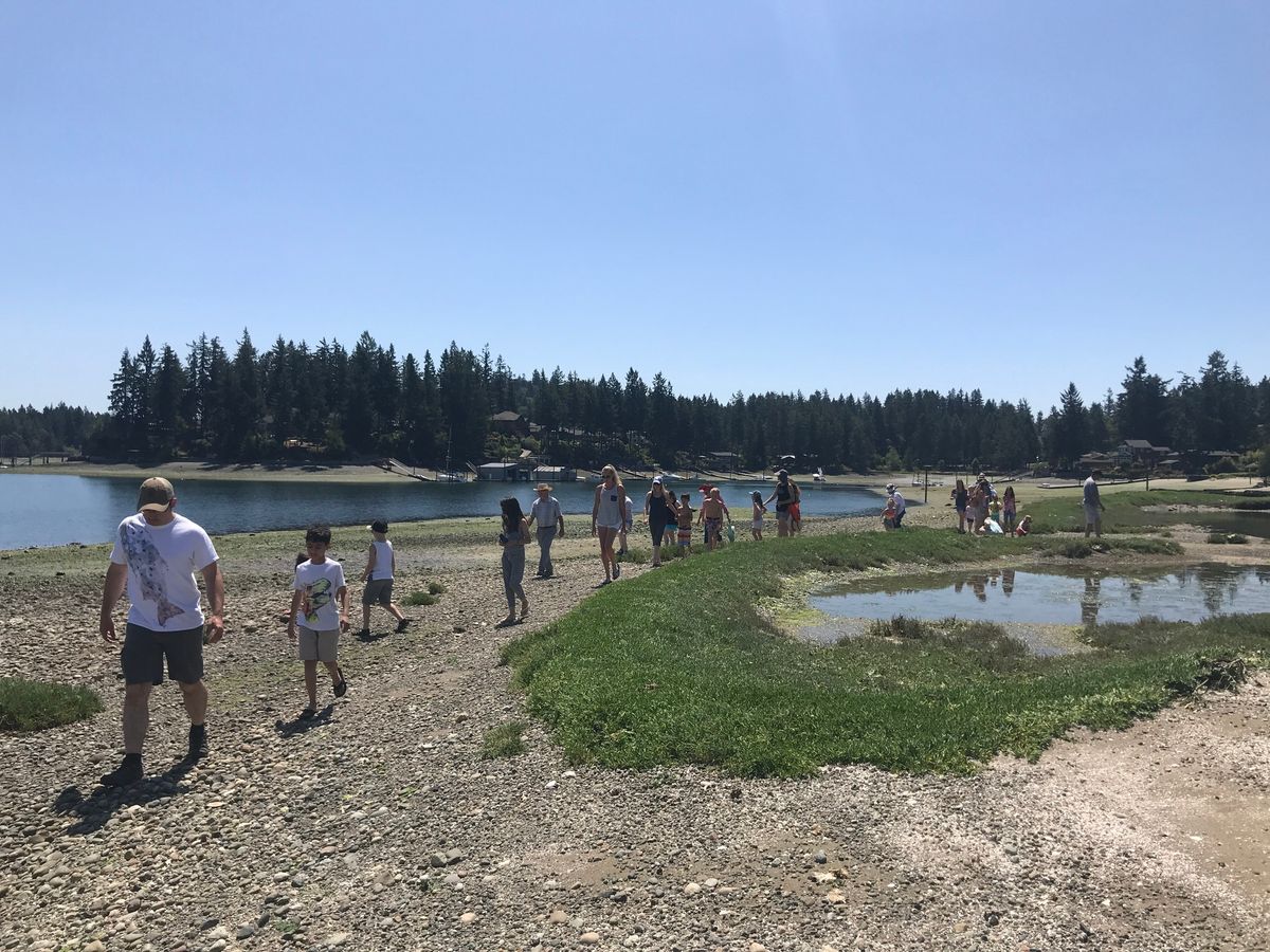 Fox Island Boat Launch Low Tide Walk