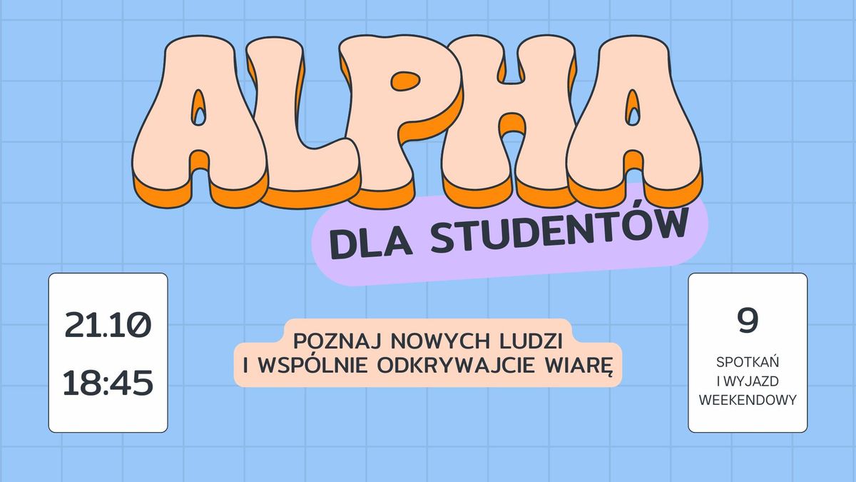 Alpha dla student\u00f3w