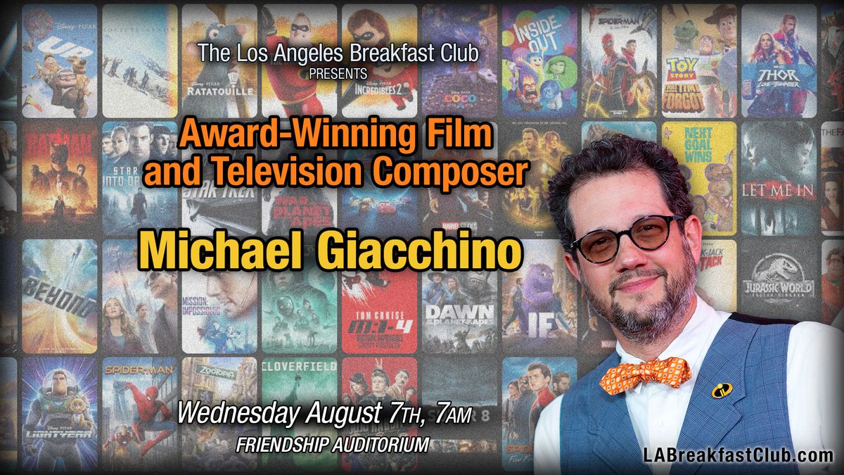 Award-Winning Film and TV Composer Michael Giacchino