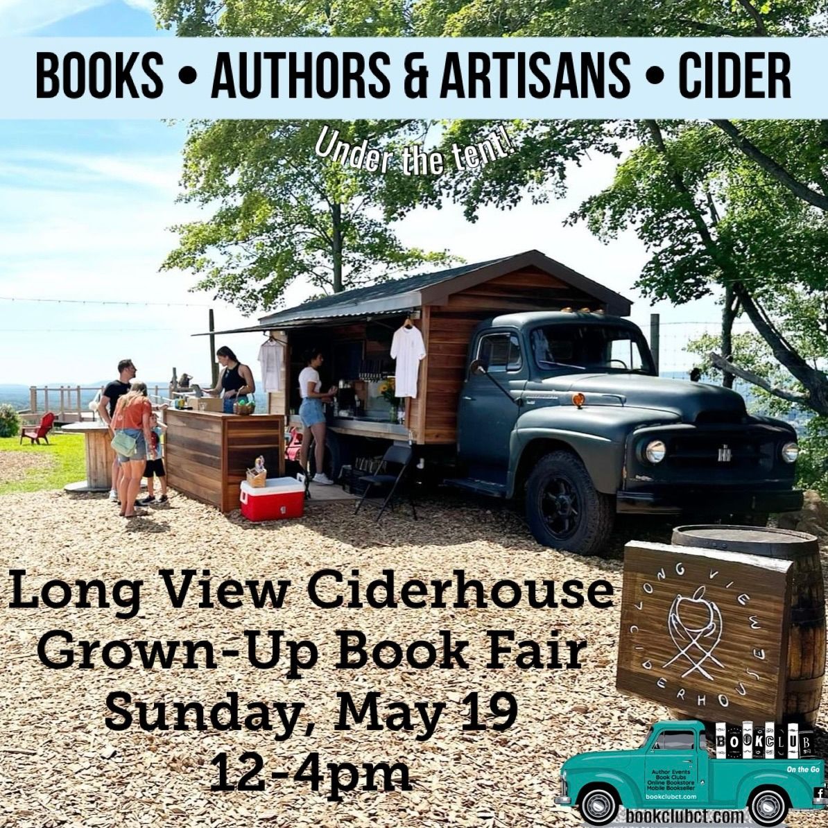 Grown-up Book Fair at Long View Ciderhouse