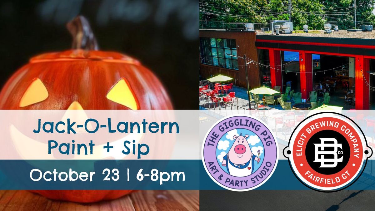 Ceramic Jack-O-Lantern P+S at Elicit Brewing Co Fairfield