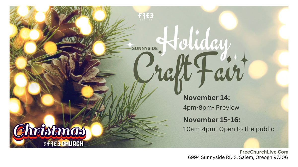 Sunnyside Holiday Craft Fair 