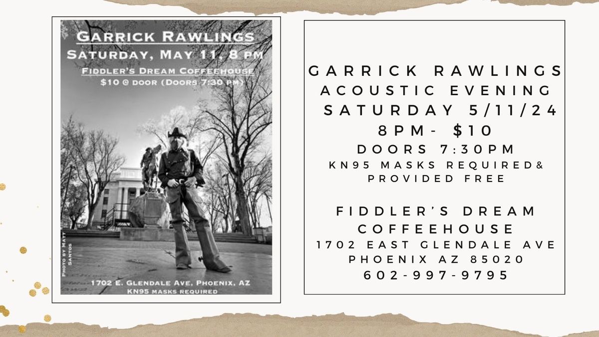 An Acoustic Evening with Garrick Rawlings!