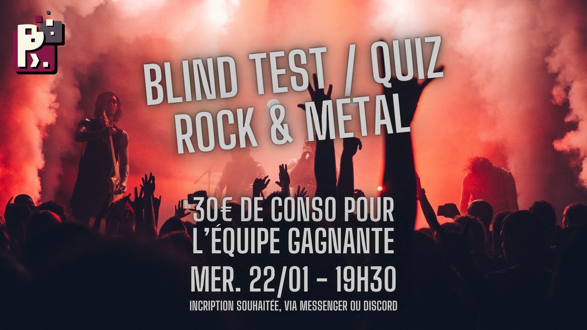 Blind Test \/ Quiz : Rock & Metal \ud83d\udcfb