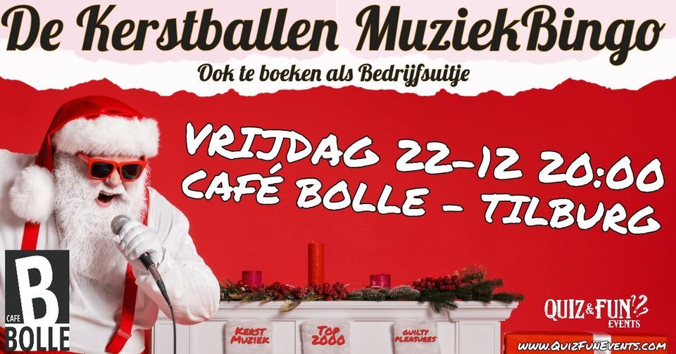 De Kerstballen Muziekbingo | Tilburg (extra editie)