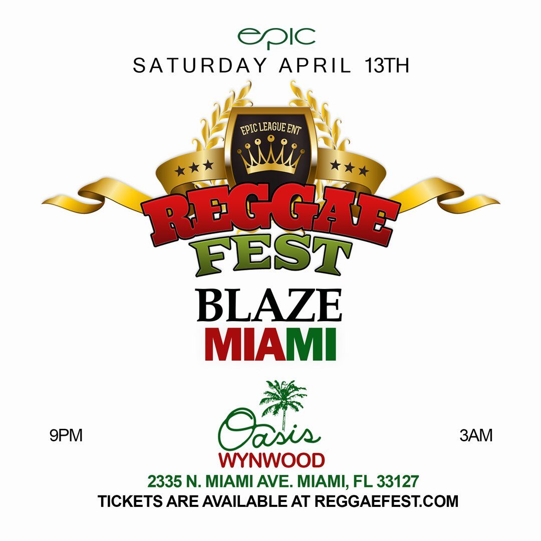 Reggae Fest Blaze Miami Carnival