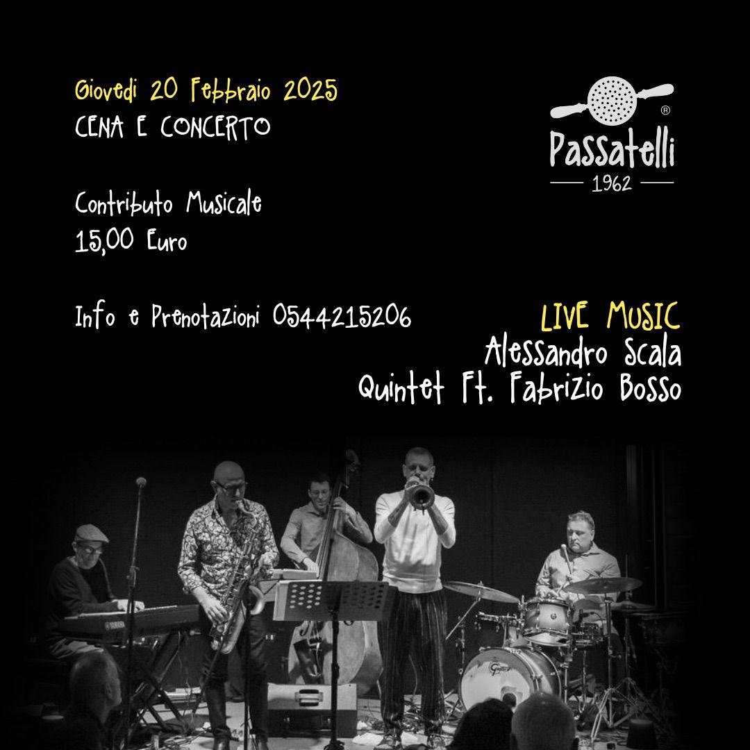 I Gioved\u00ec di Passatelli | Alessandro Scala Quintet Ft. Fabrizio Bosso