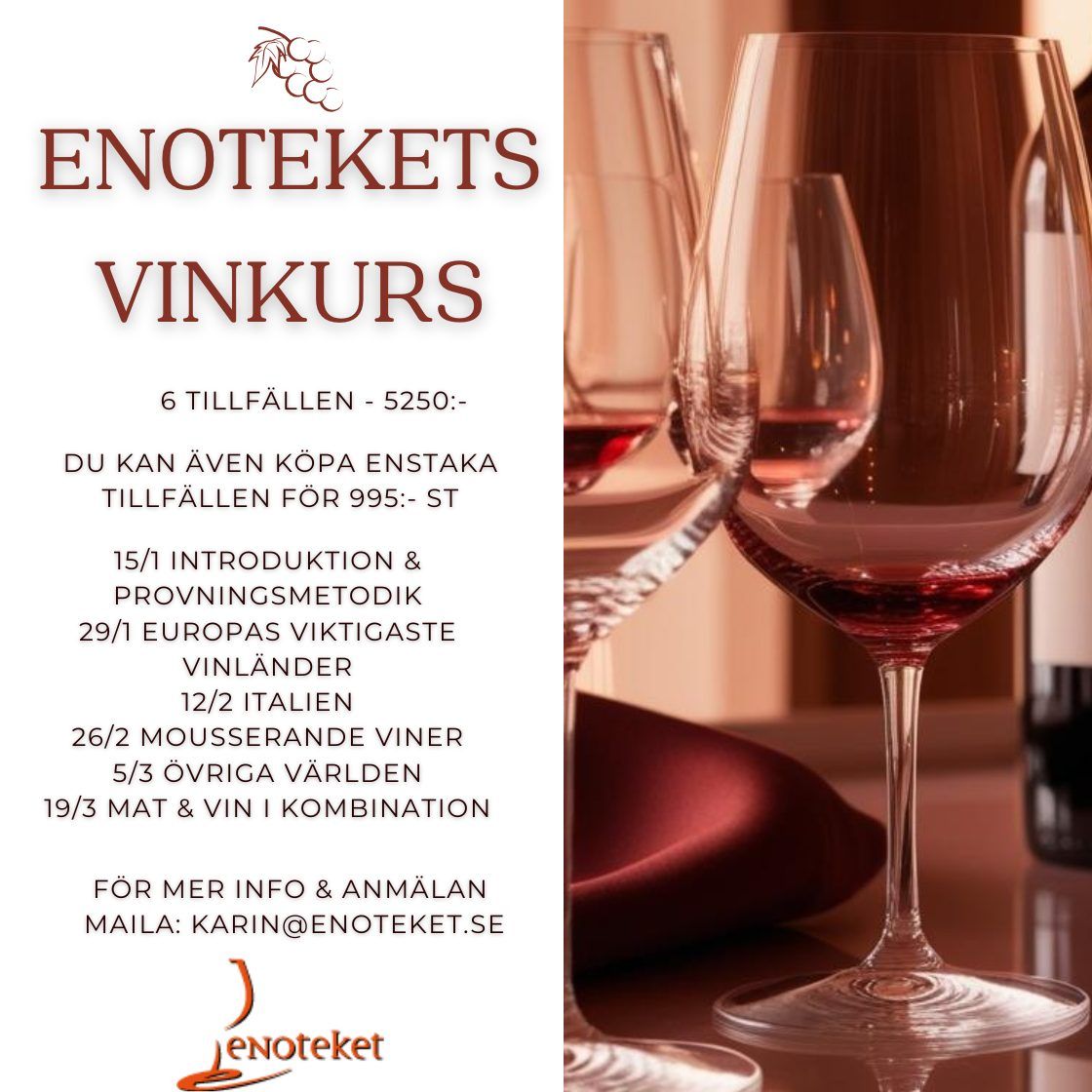 Enotekets Vinkurs