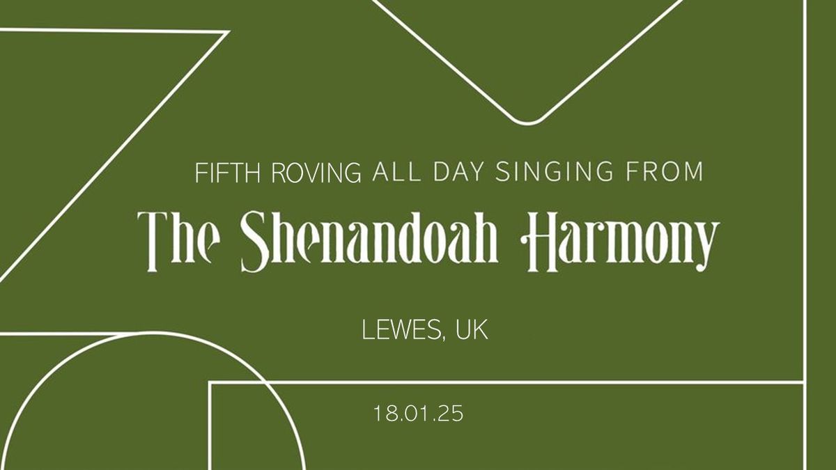 5th Roving all-day Shenandoah Harmony singing