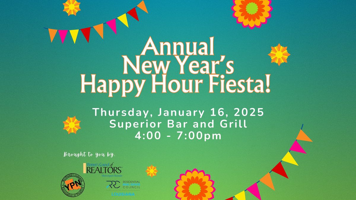 Annual New Year Happy Hour Fiesta