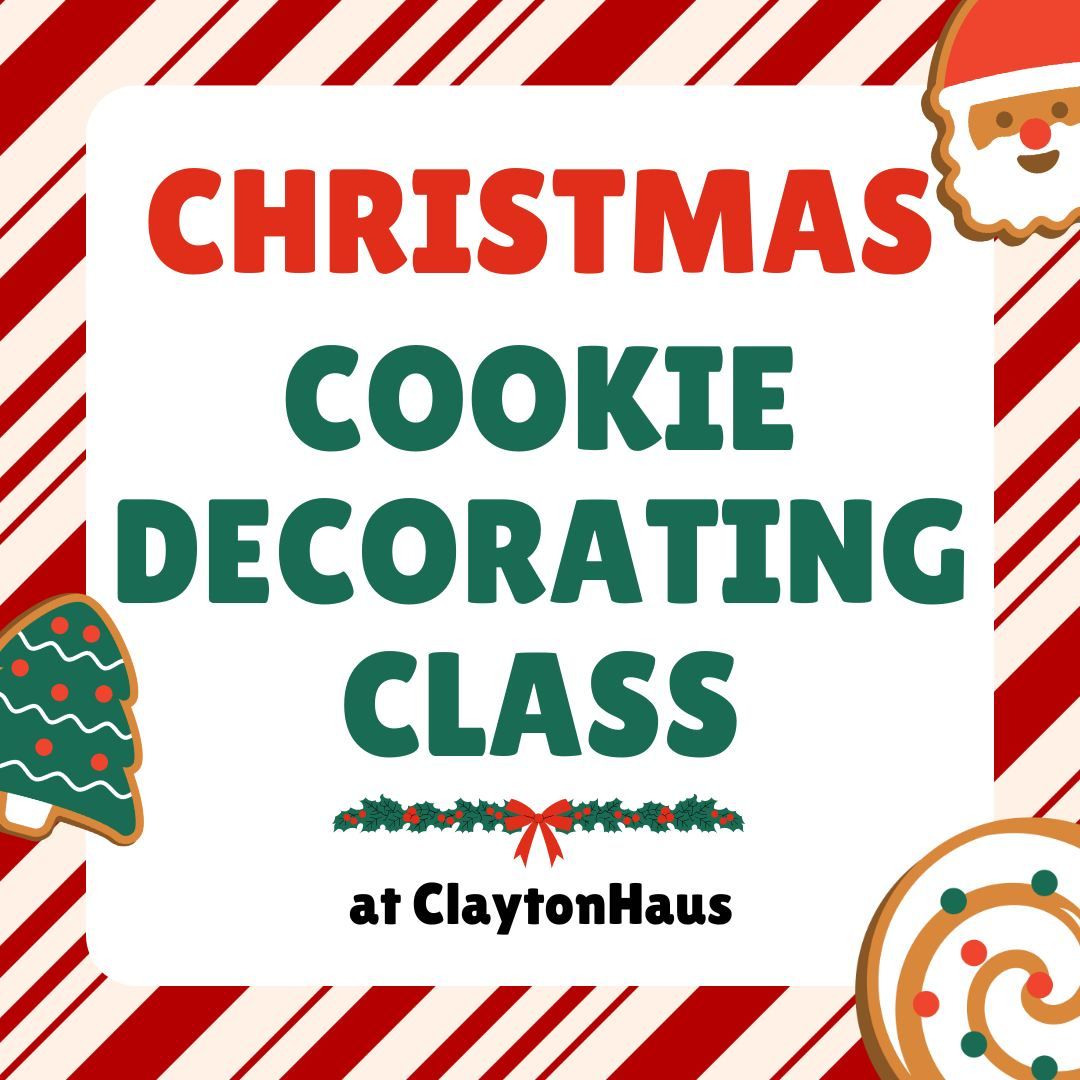 **SOLD OUT** Christmas Cookie Decorating Class