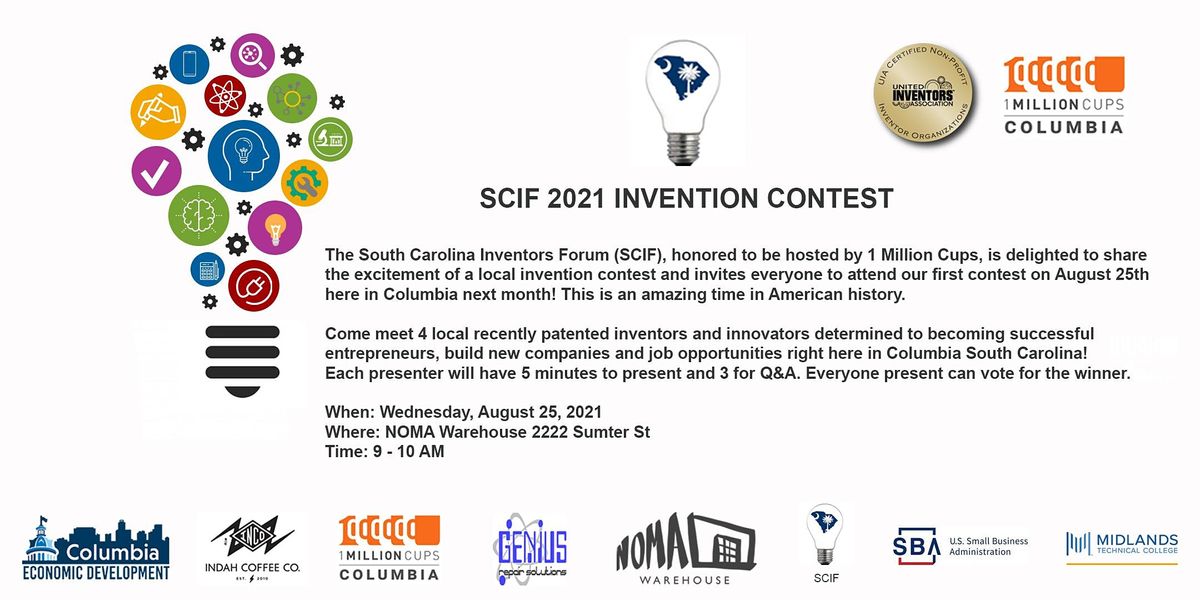 Invention Contest | South Carolina Inventors Forum |1 Million Cups Columbia