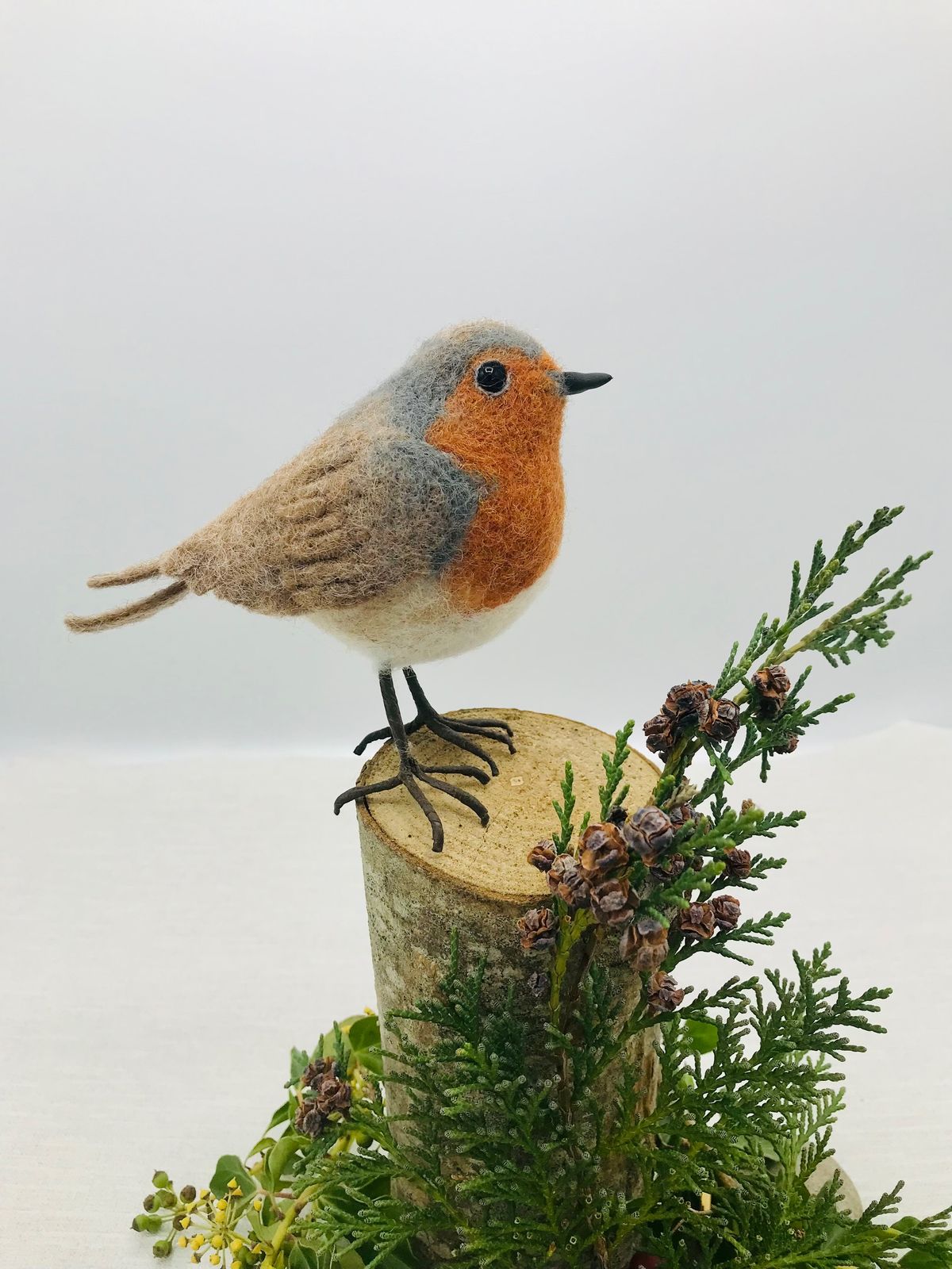 Make a Needle Felt Robin