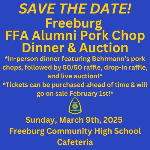 Freeburg FFA Alumni Pork Chop Dinner & Auction