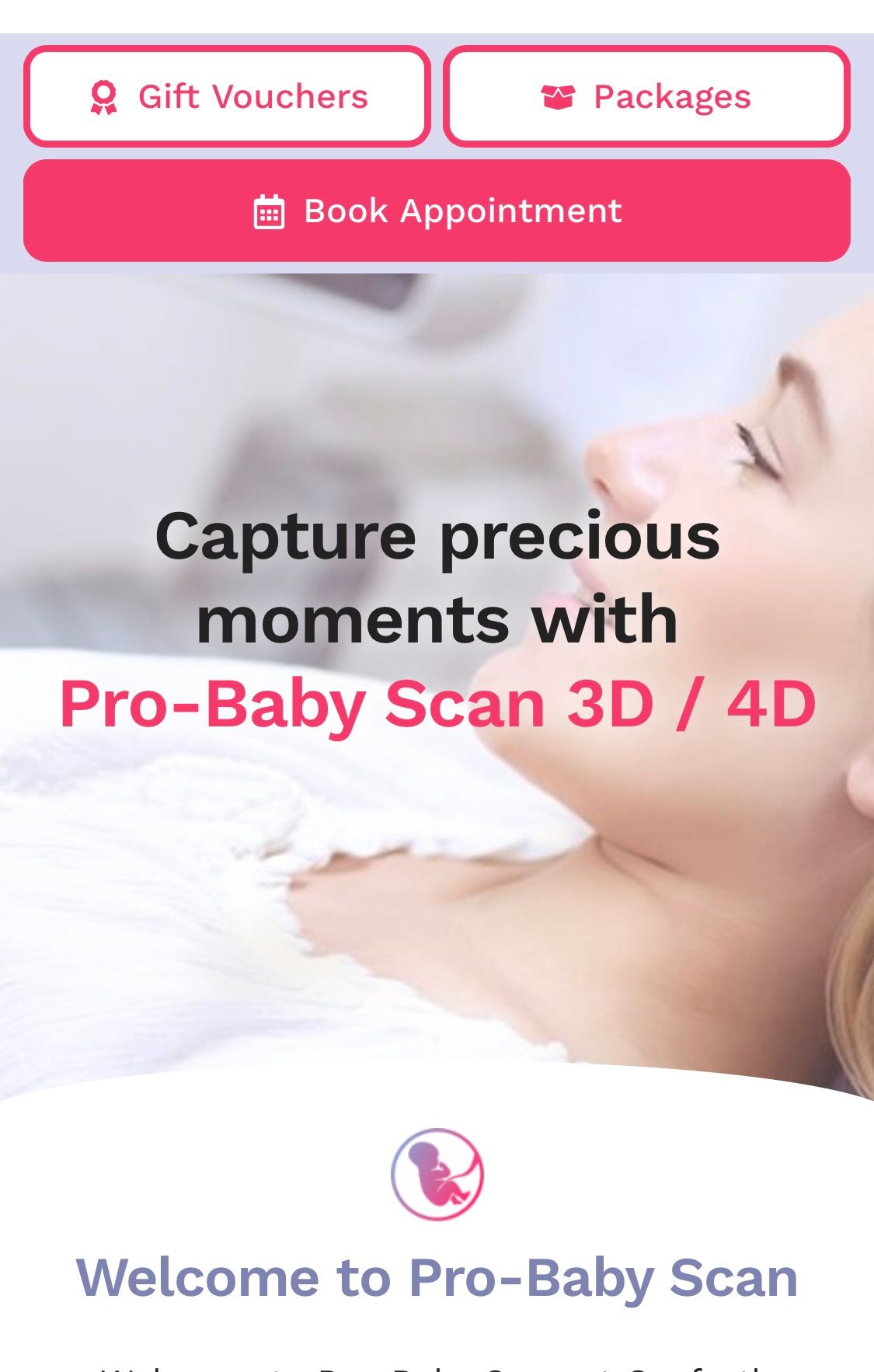 Baby Scans, Early Scan, 4DGender Scan, Growth Scan, 4D Ultimate Scan  \u202a