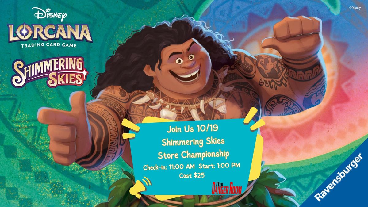 Disney Lorcana Shimmering Skies Store Championship