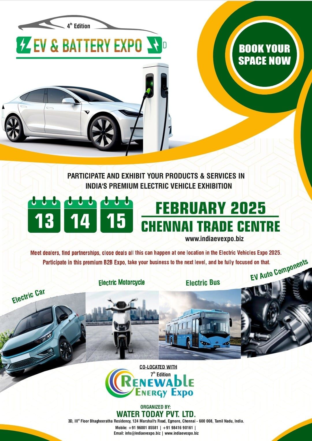 4th EV & Battery Expo 2025 and 7th Renewable Energy Expo 2025