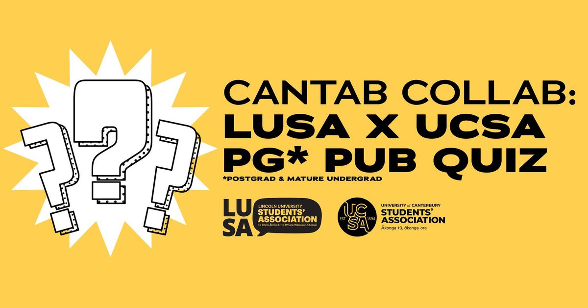  Cantab Collab: LUSA x UCSA Pub Quiz