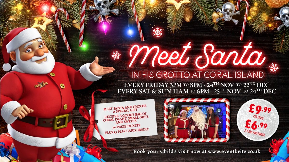 Santa's Grotto at Coral Island Blackpool