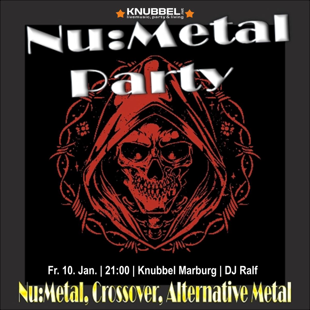 NU:METAL PARTY mit DJ Ralf (poco, Franzis, Hard Rock)