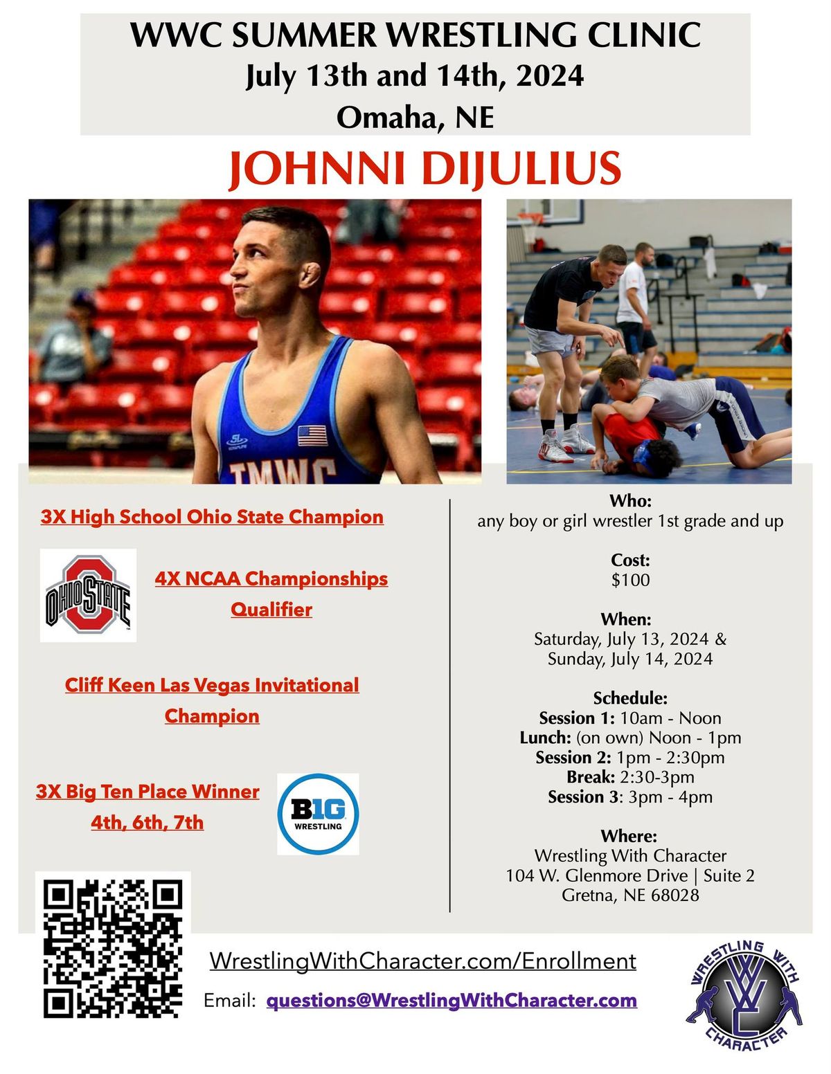 Johnni DiJulius Wrestling Clinic