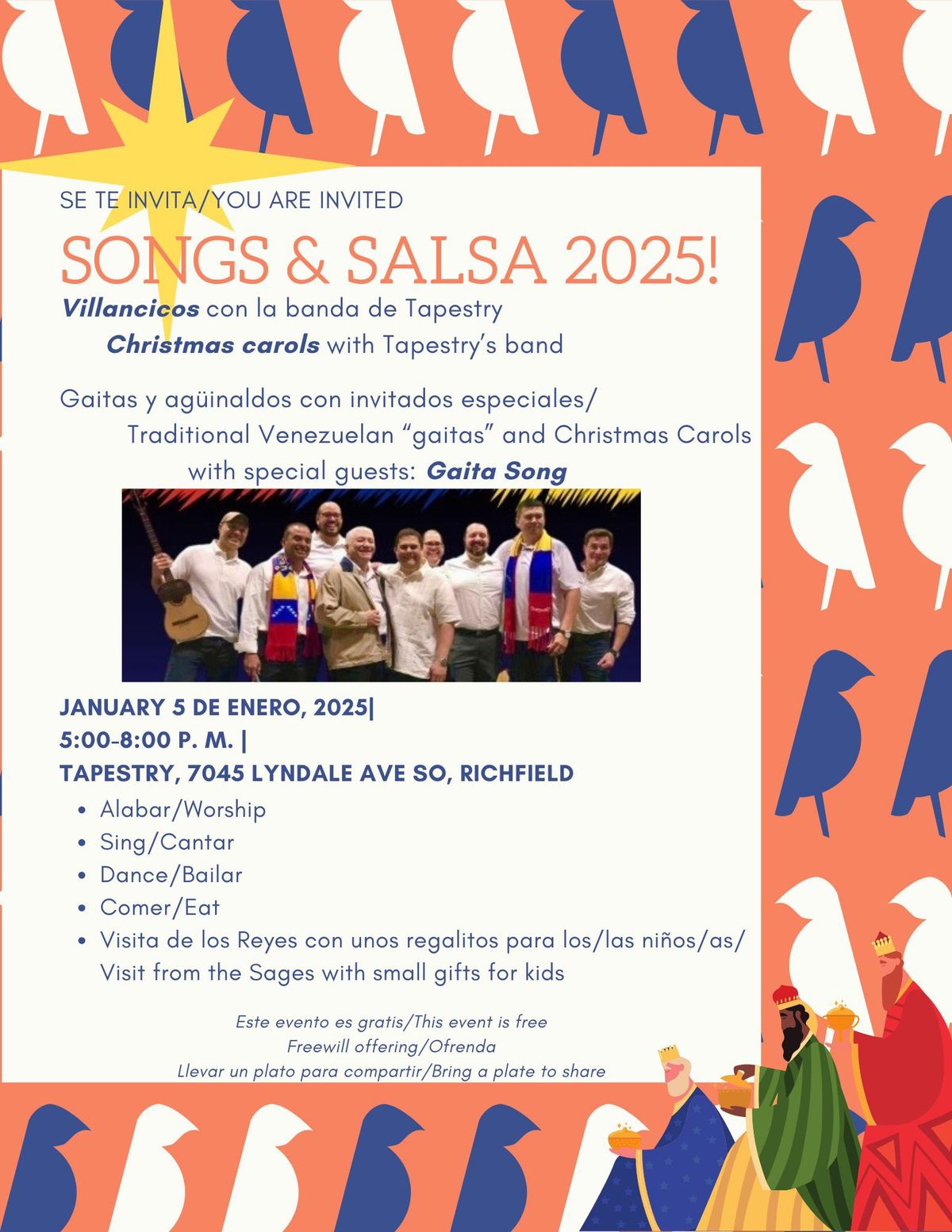 Songs & Salsa 2025!