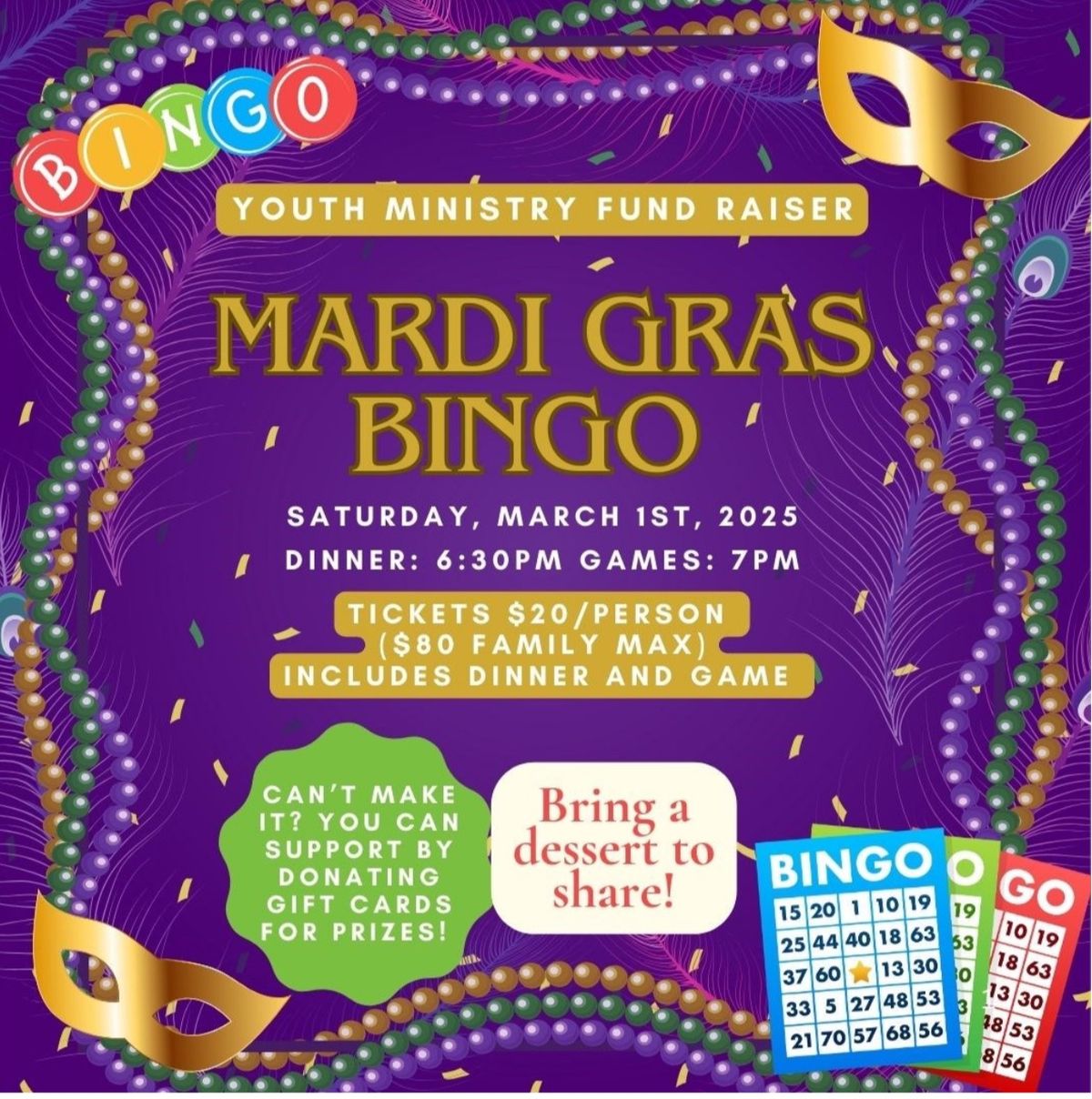 Mardi Gras Bingo