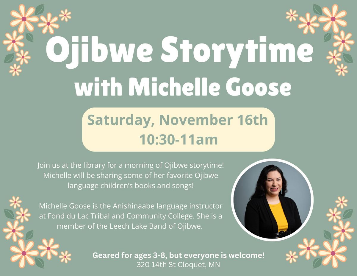 Ojibwe Storytime with Michelle Goose