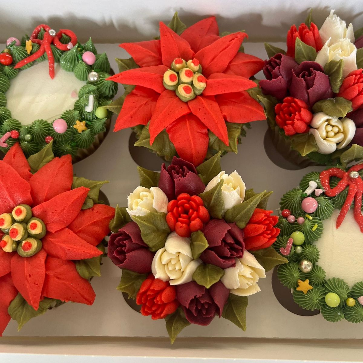 Christmas Cupcake Piping Workshops