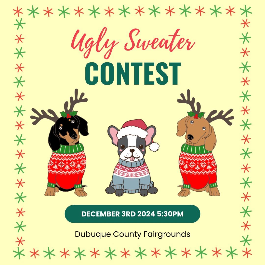 Bark the Halls: Dog Mom Ugly Sweater Contest \ud83c\udf84