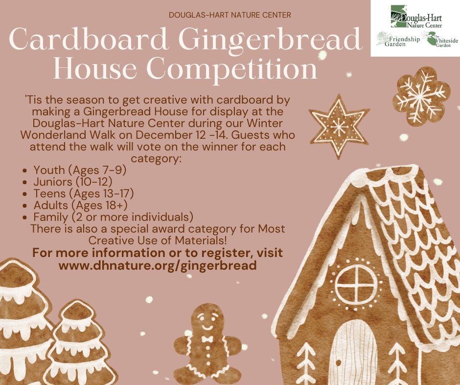 Cardboard Gingerbread Competition