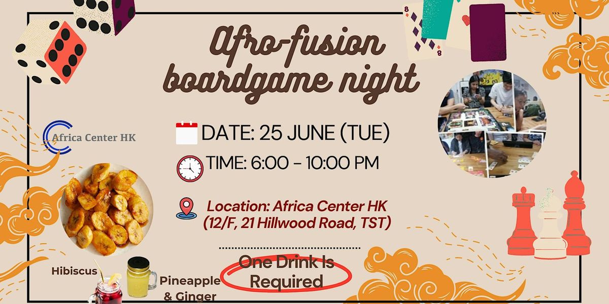 Afro-Fusion Boardgames Night