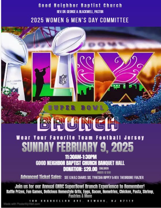 Women's & Mens Day Post Super Bowl Brunch 