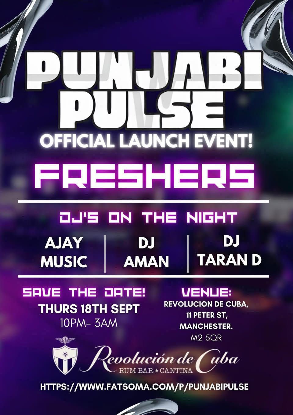 Punjabi Pulse Official Freshers Launch Event \ud83d\udd25
