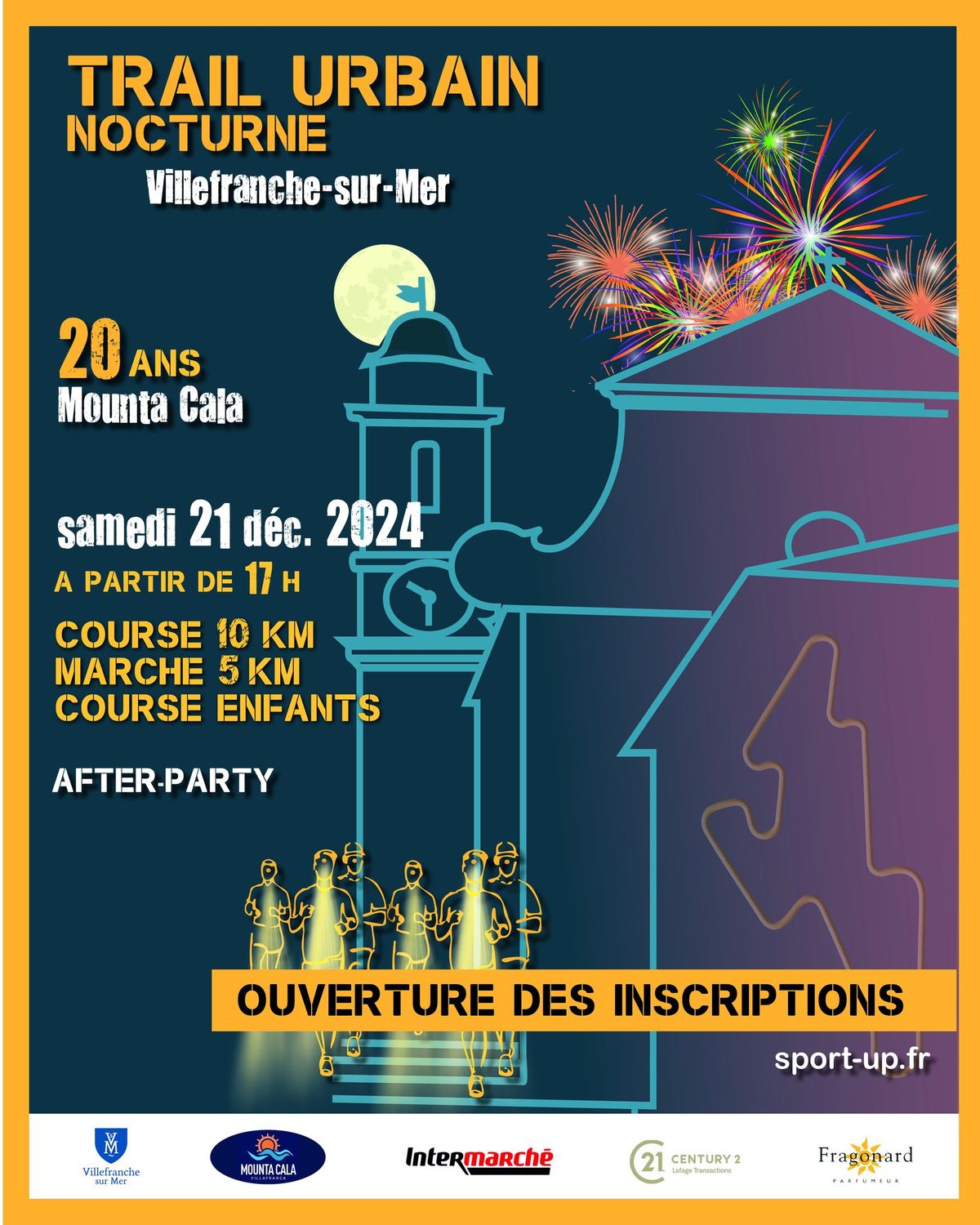 Trail Urbain Nocturne de Villefranche-sur-Mer