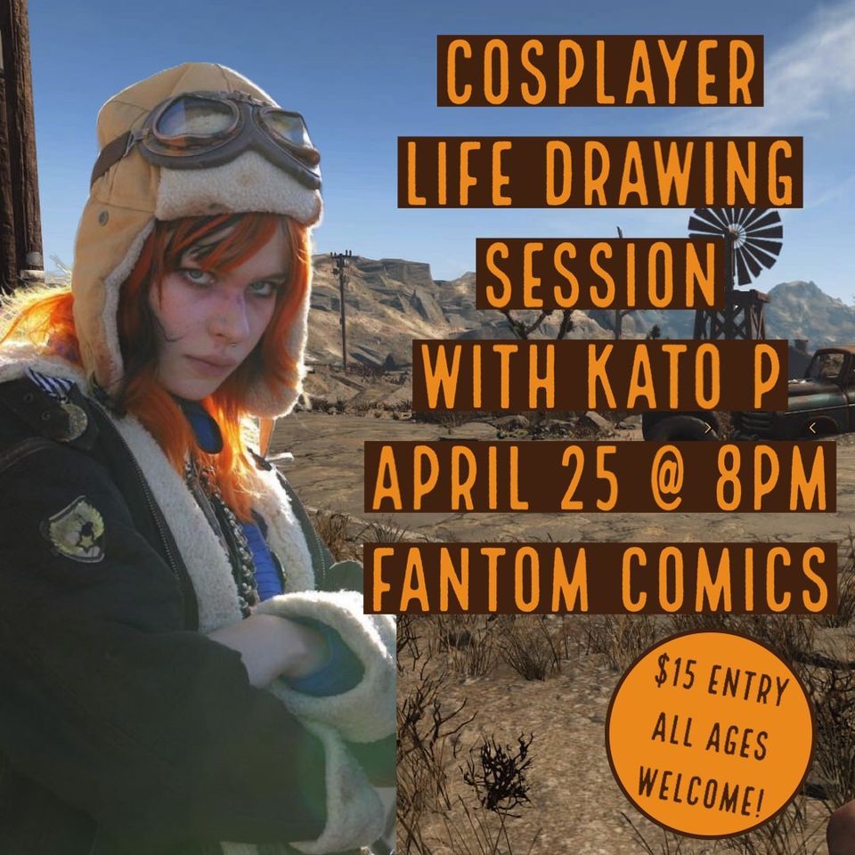 Cosplayer life drawing session w\/ Kato P