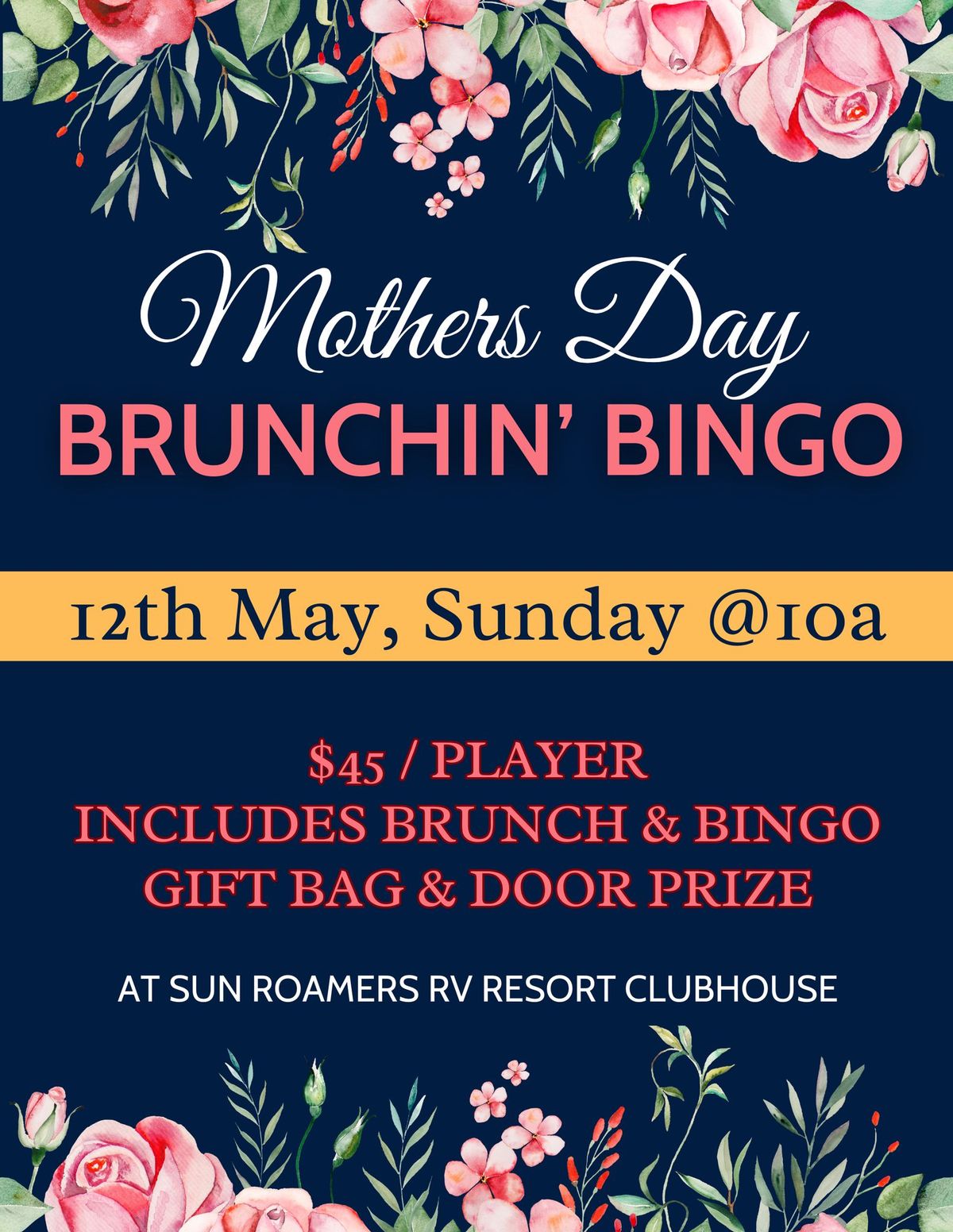 Mother\u2019s Day Brunchin' Bingo