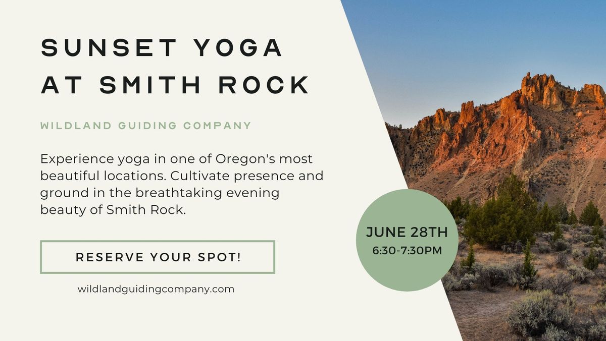 Sunset Yoga at Smith Rock