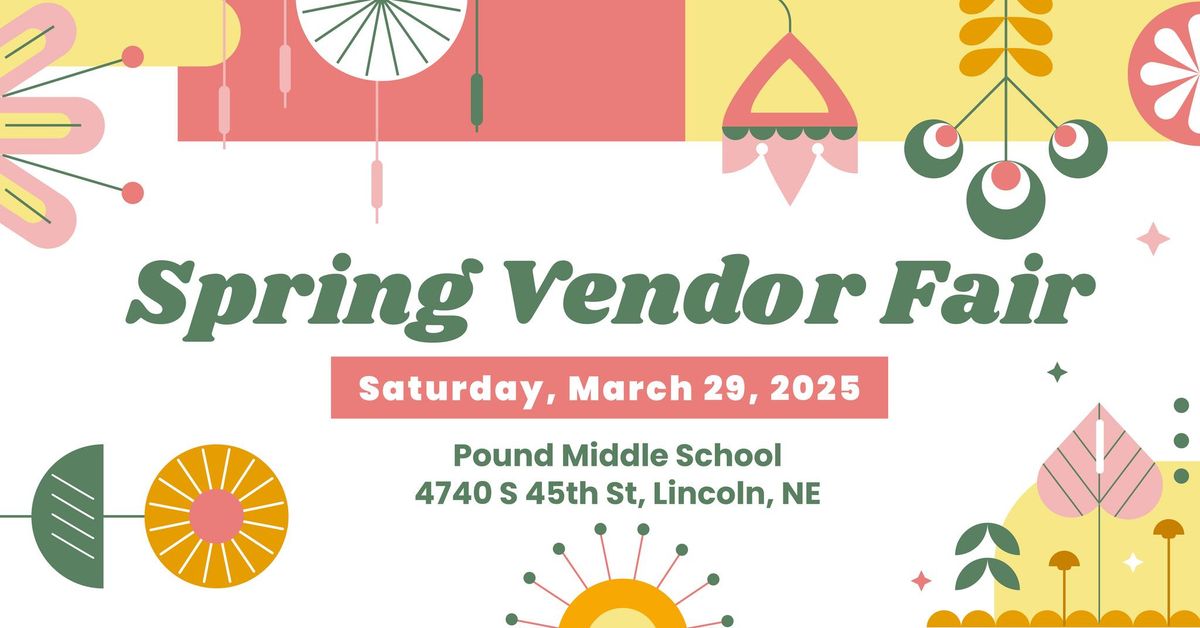 Spring Vendor Fair at Pound Middle School