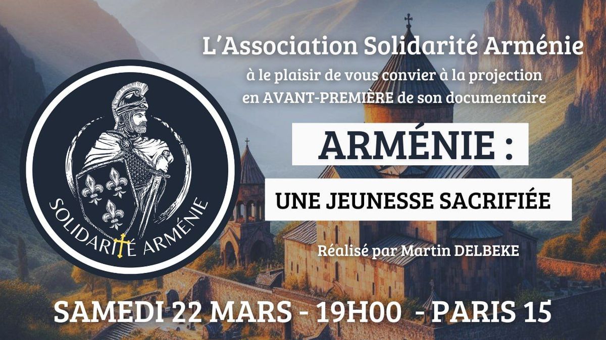 Documentaire "Arm\u00e9nie : Une jeunesse sacrifi\u00e9e"