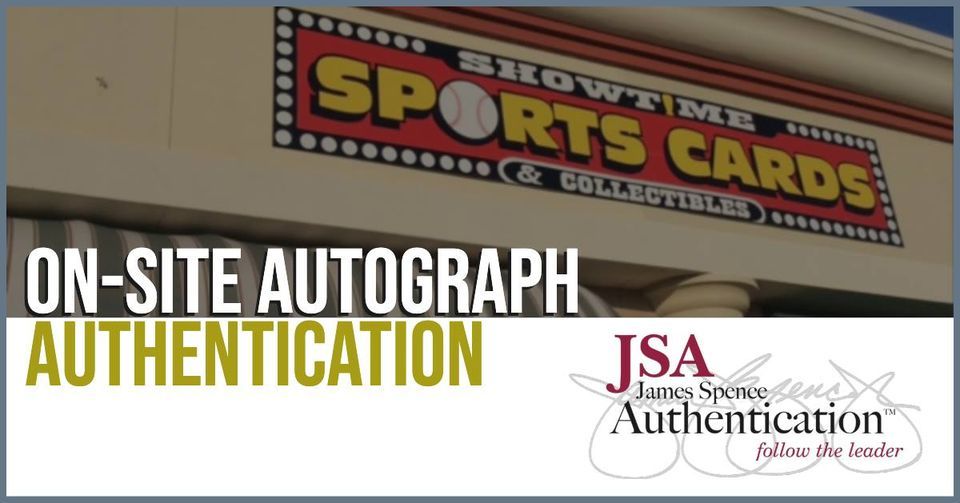 JSA at Showtime Sports Cards & Collectibles