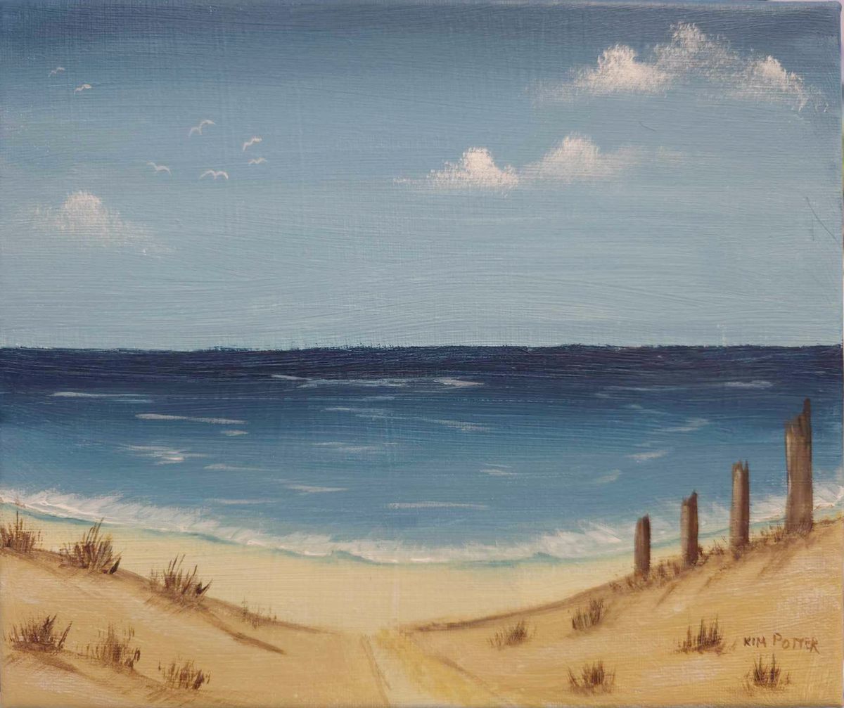 'Autumn Beach' Acrylic Painting Beginners Workshop