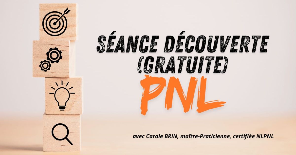 S\u00e9ance d\u00e9couverte PNL par Carole Brin