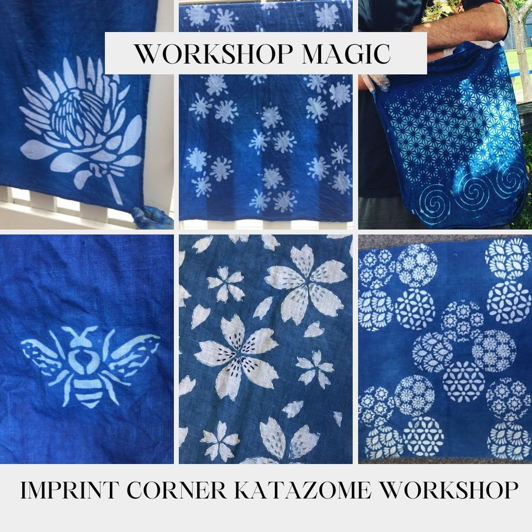 Brisbane : Introduction to Katazome (Rice Paste resist) & Indigo Dyeing