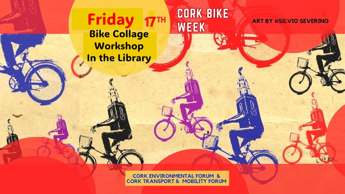 Bike Week Collage Workshop in the Library