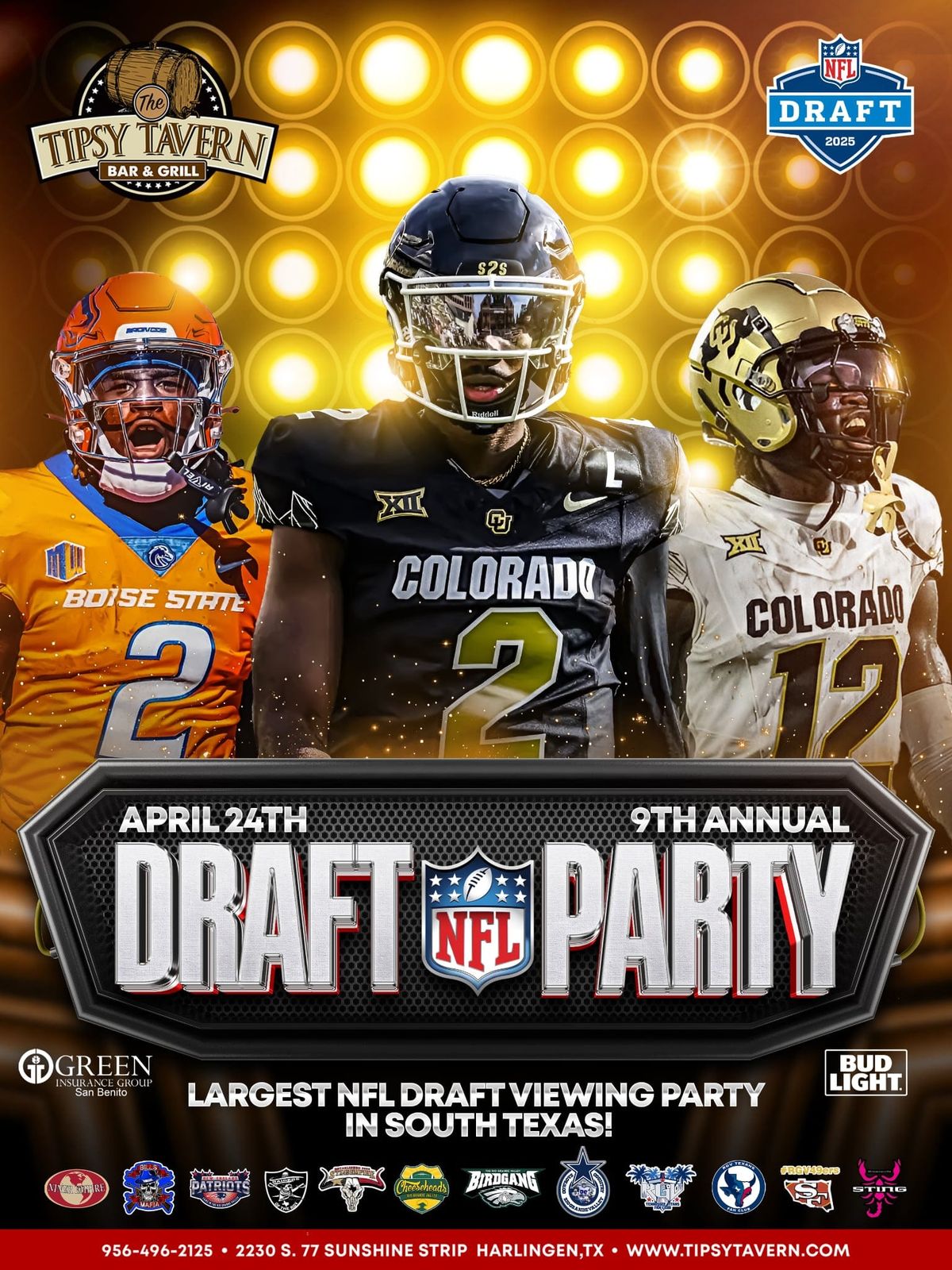 9th Annual NFL DRAFT PARTY \ud83e\udd73 \ud83c\udfc8