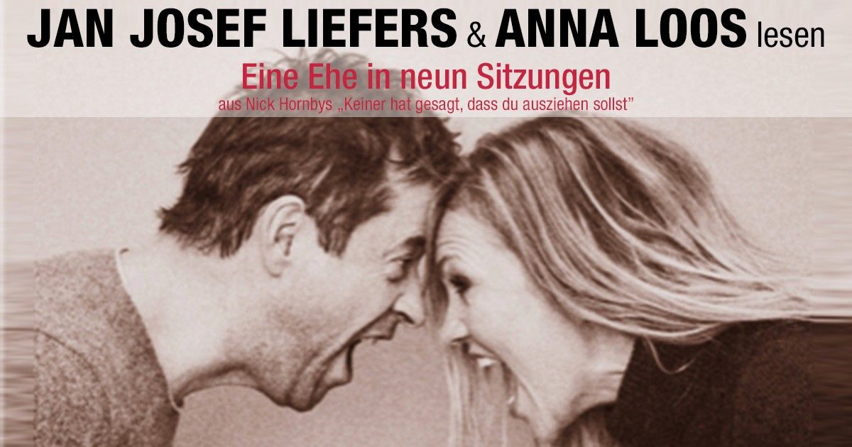 JAN JOSEF LIEFERS & ANNA LOOS lesen "Eine Ehe in neun Sitzungen" | Halle