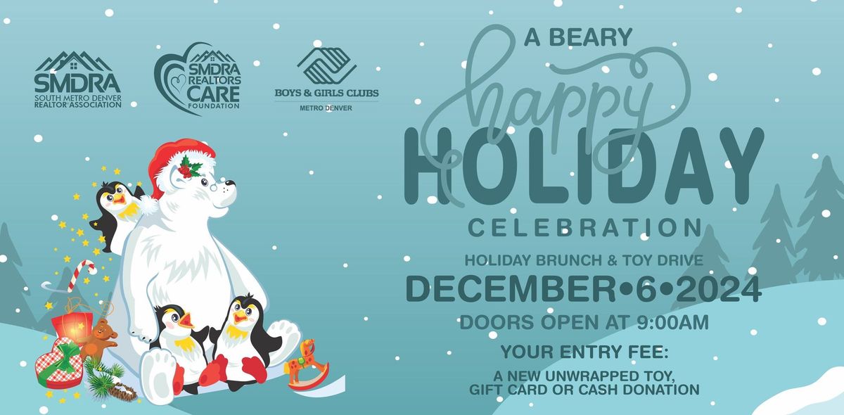 SMDRA's Annual Holiday Brunch & Toy Drive - A Beary Happy Holiday Celebration